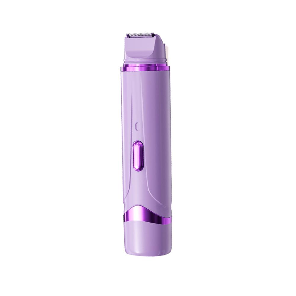 Double Head Shaver for Women Hair Removal Rechargeable Cordless Bikini Trimmer Smooth Skin Hair Trimmer Waterproof Portable
