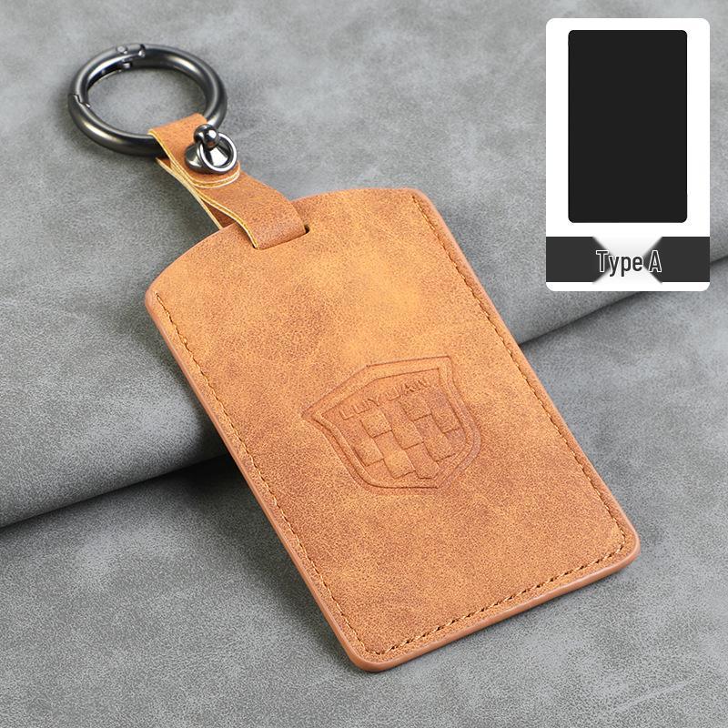 NFC Keychain and Card Holder for Luyuan Electric Vehicles - High-End, Unisex Design.