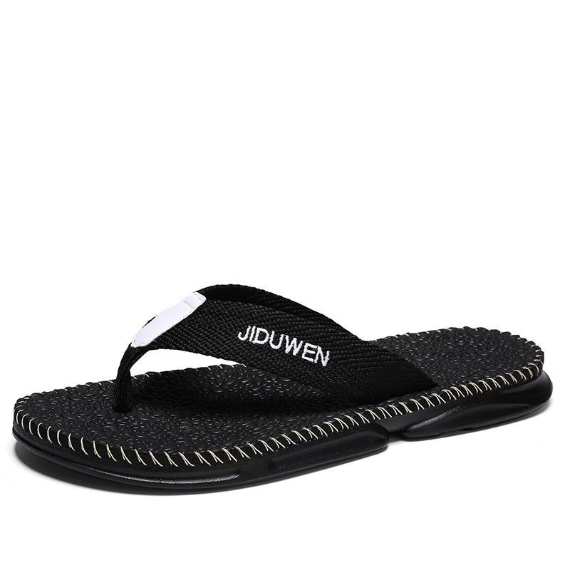 

Европейские и американские модные тапочки, мужские летние новые пляжные шлепанцы, уличные нескользящие холодные тапочки, импортные мужские 39