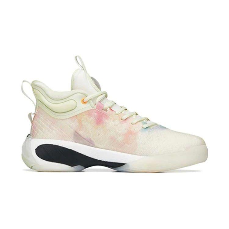 Anta KT7 Thompson 7 High-Top Basketball Shoes Kids Sneakers Ivory-White 312231130-4