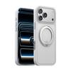 360 Rotating Magnetic Phone Case With Kickstand IPhone 15 Pro Max Plus - Shockproof Silicone Cover