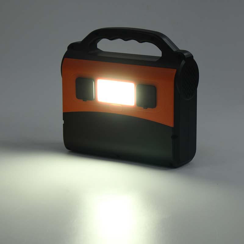 12V 50000mAh Tragbarer Heim-Solarstromgenerator Stromversorgung mit Wechselrichter LED-Licht USB LCD-Anzeige Outdoor Auto Energiespeicher