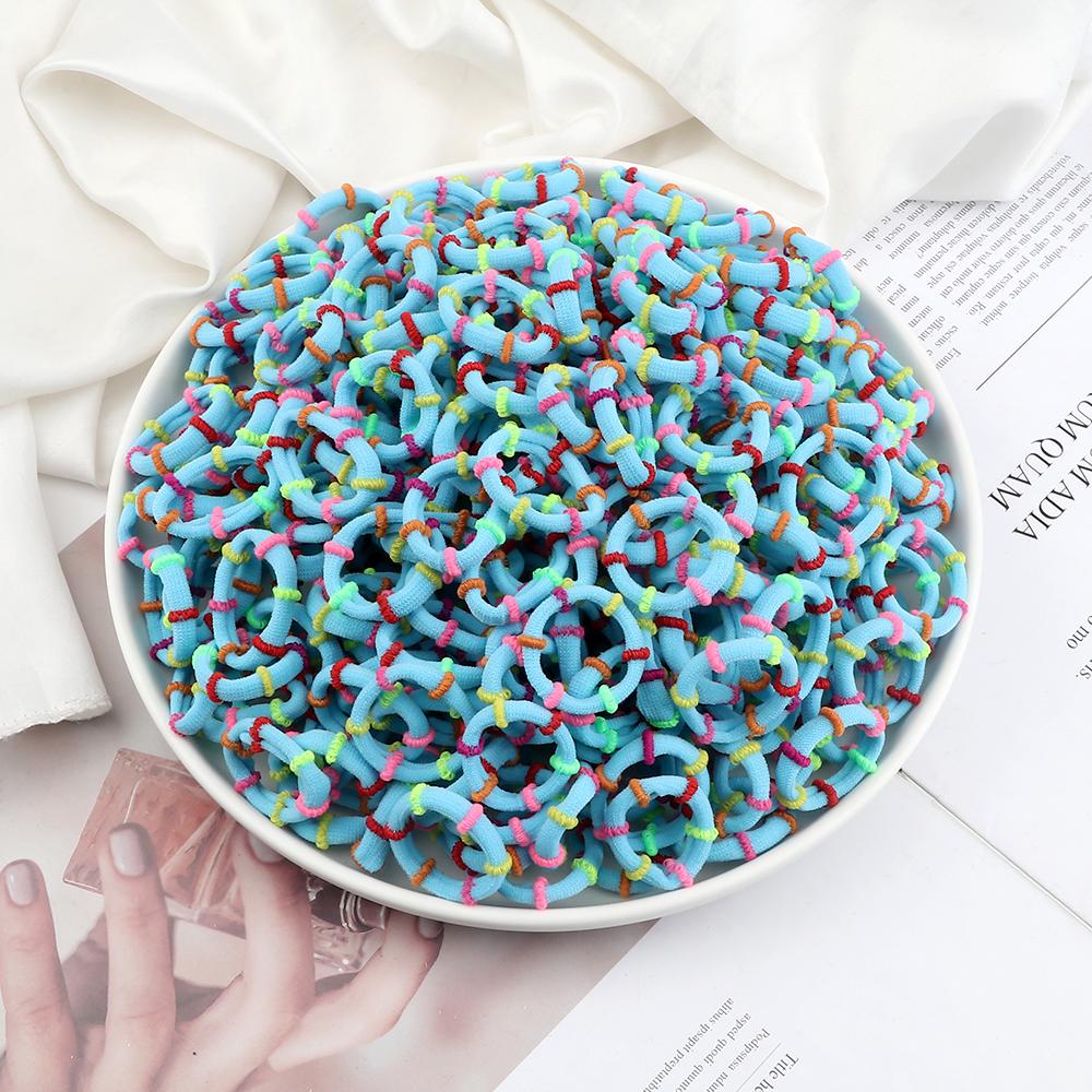 

200 шт. 3 см Детские Маленькие Резинки для Волос Эластичные Конфетных Цветов Резинки для Волос Красочная Повязка на Голову Аксессуары для Волос Головные Уборы Подарки 200PCS