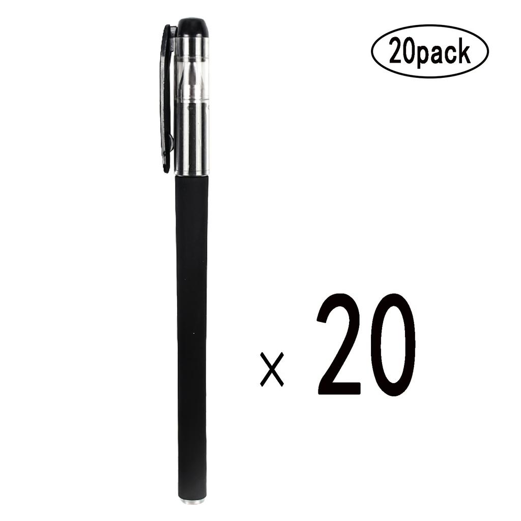 10/20 Pack Black 0.5mm Neutral Gel Pens | Quick-Drying, Smooth-Writing Office & School Supplies for Business, Study & Daily Use