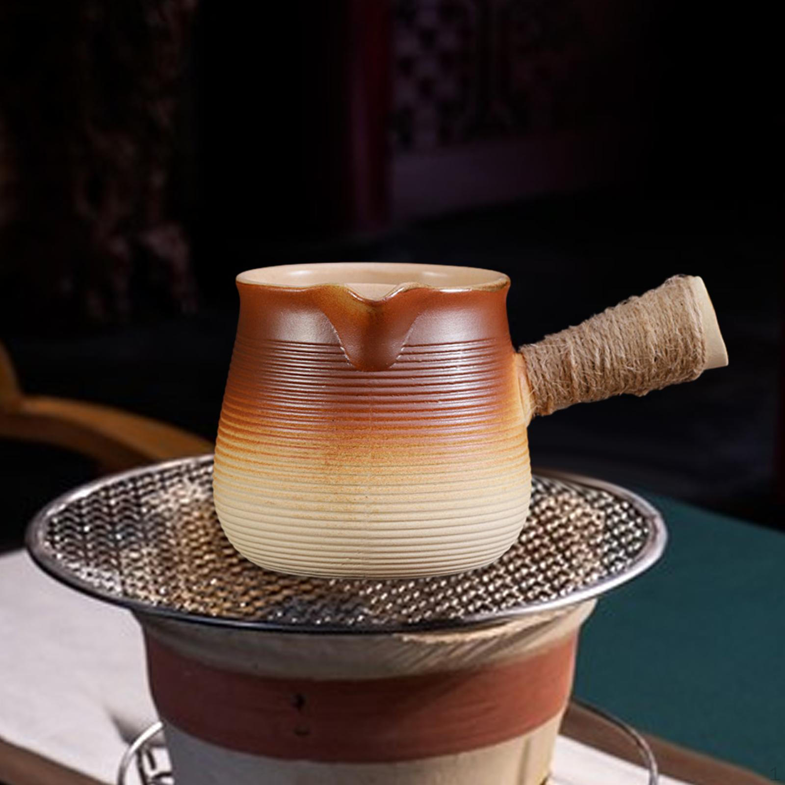 700ml Ceramic Teapot with Rope Handle for Loose Tea Gradient