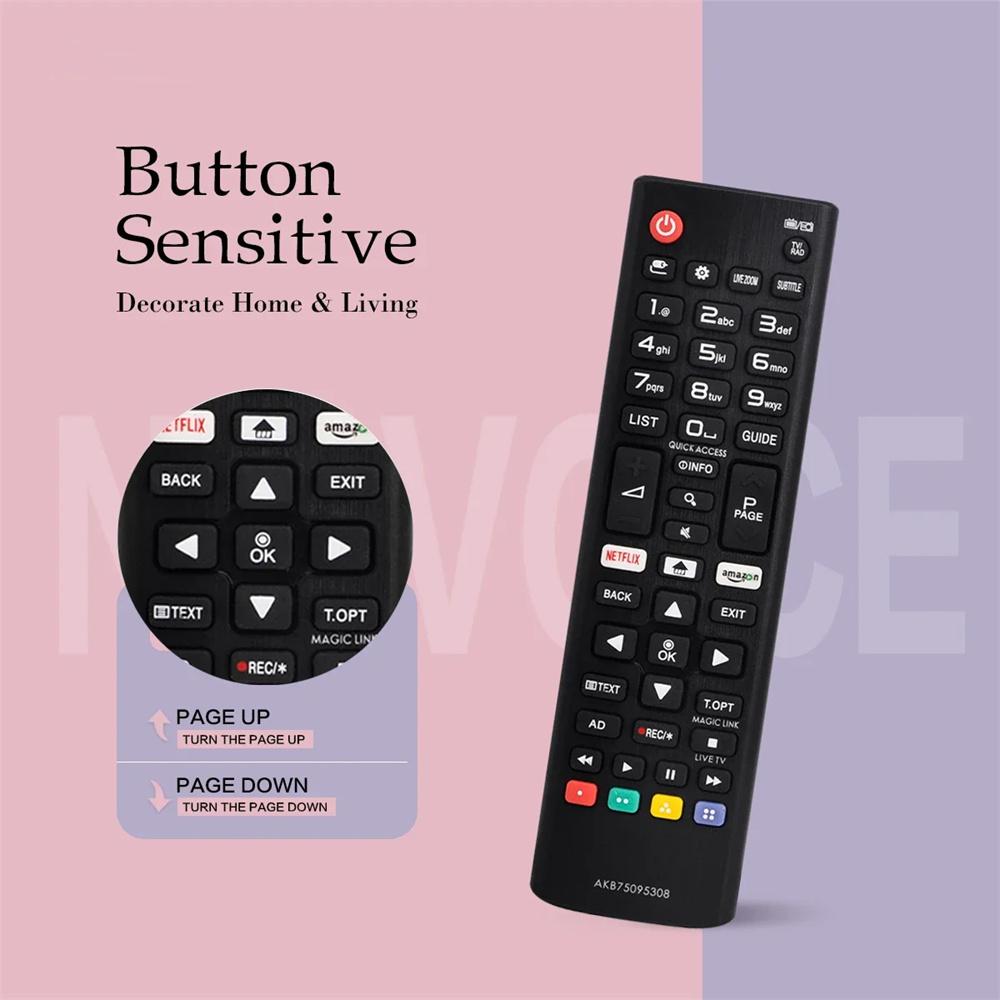Replacement Remote Control Remote Controller for Smart TV AKB75095308 55UJ630V 65UJ630V 43UJ630V