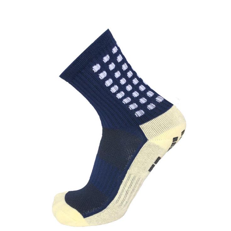 

Anti-Slip Mid-Calf SoccerGrip Professional Soccer Socks - Wear-Resistant Sports Gear Adult 38-47 темно-синий