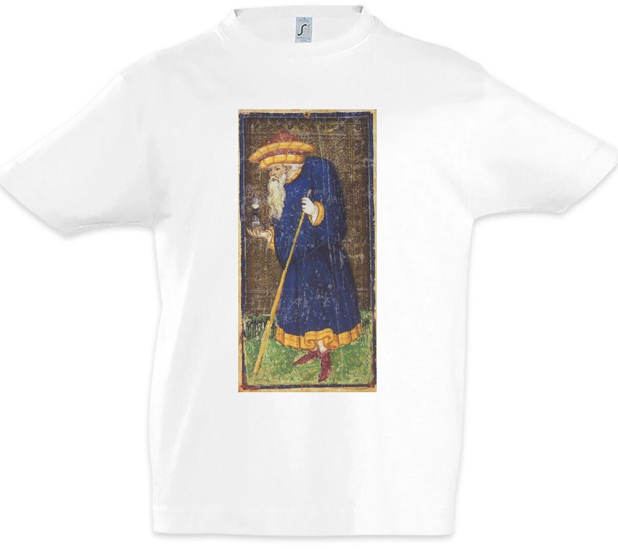 Tarot Arcanum Hermit Kids Boys T-Shirt Card Logo The Hermit Card- 130