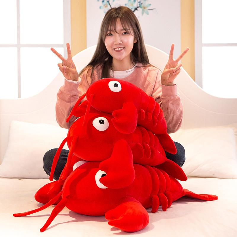Crayfish Simulating Plush Toy Cute Cartoon Boy Children Birthday Holiday Gift
