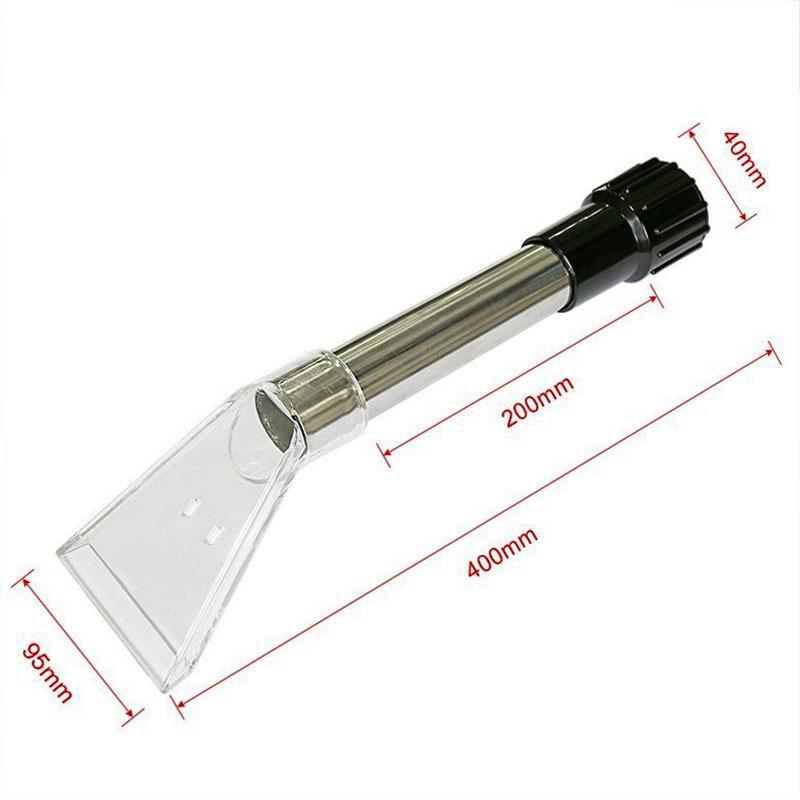 Jieba Vacuum Upholstery Scraper Nozzle - Transparent, Triangular, for Sofa and Fabric Cleaning