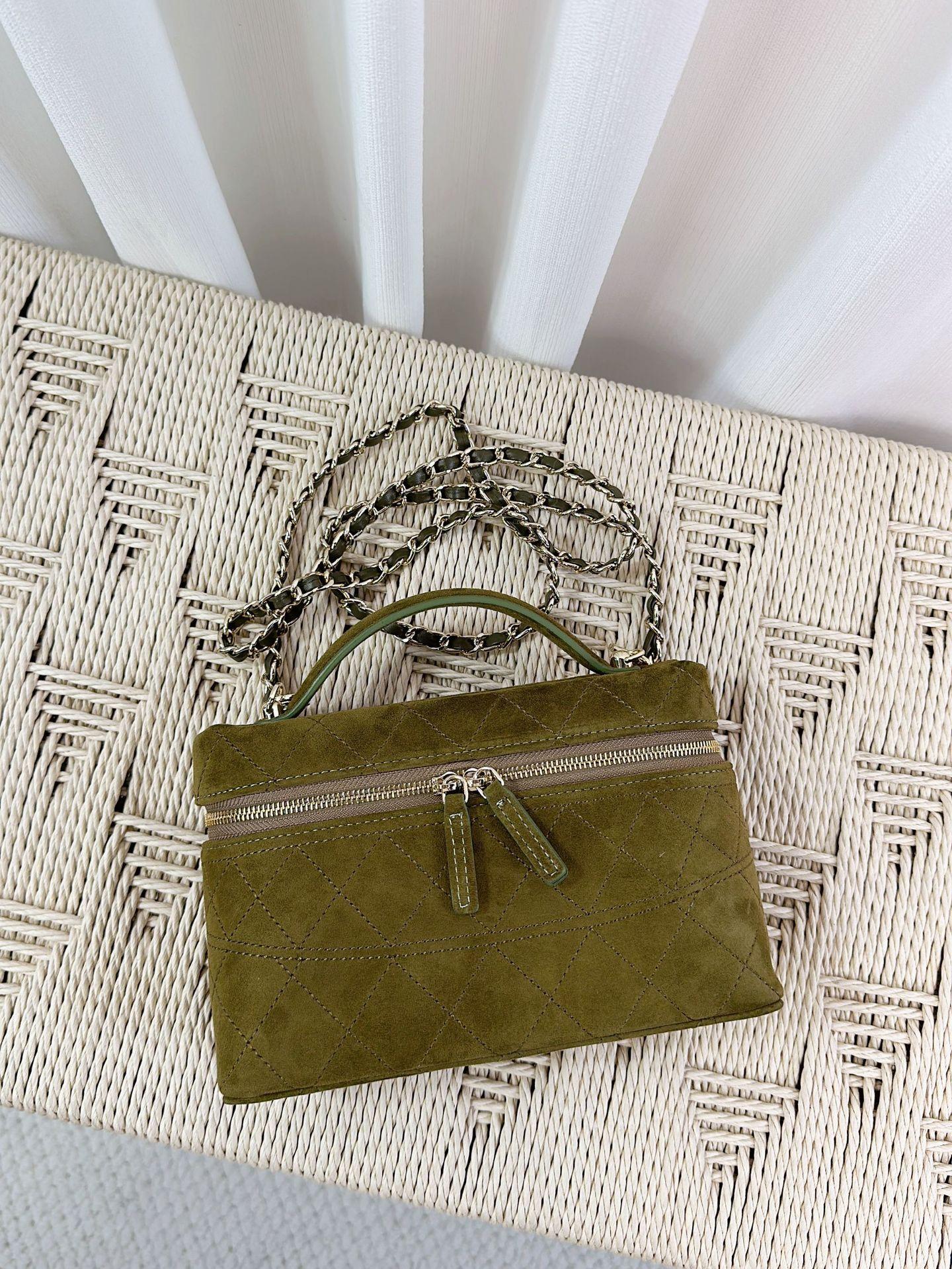 

Маленькая сумочка из кожи лосося с пеньковой веревкой и деревянными бусинами, кожаная сумка через плечо для телефона, маленькая квадратная сумка, сумка с застежкой-листочком для женщин 19x12x5cm зелёный