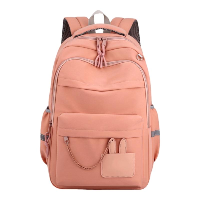 Korean Styles Backpack Lovely Rabbits Print Backpack Student School Backpack Large Capacity Backpack Girls School Bag