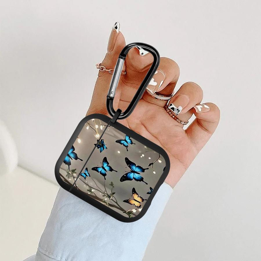 Cartoon Butterfly Pattern Earphone Cases Cover Case For Airpods 2 Pro 1 3 Pro2 4 Pro3