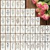 50 DIY-Schablonen zum Malen, Serie Blumen, Wandmalerei, Sprühfarbe, Dekorations-Schablonen