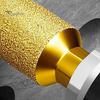 Marble Drill Bit Diamond Tile Set with Cooling Wax Core Drilling Backsplash Tool Granite Glass Concrete Anti-Slip Hex Shank