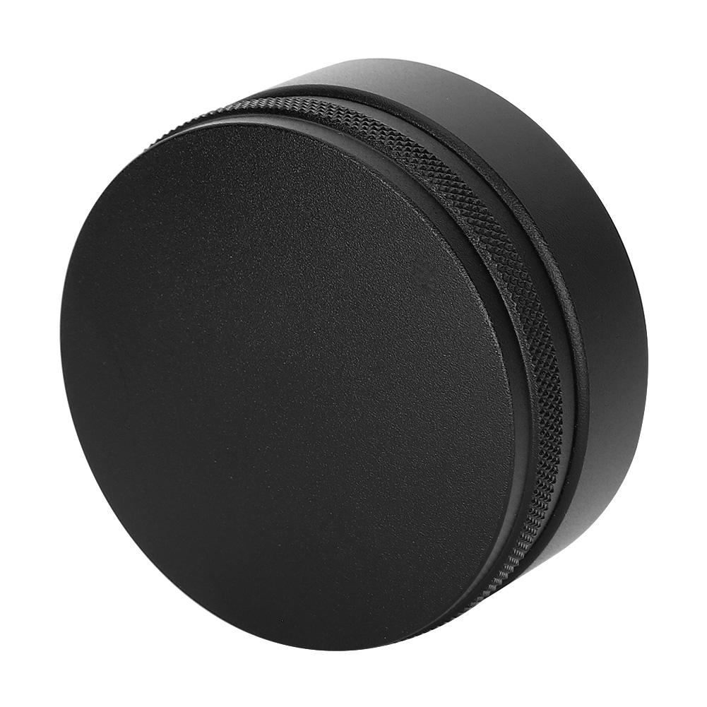 Household Kitchen Reusable Stainless Steel Coffee Tamper Powder Press Hammer 58mm Black