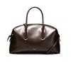 Bowling Tote Bag Large Capacity PU Leather Handbag Commute