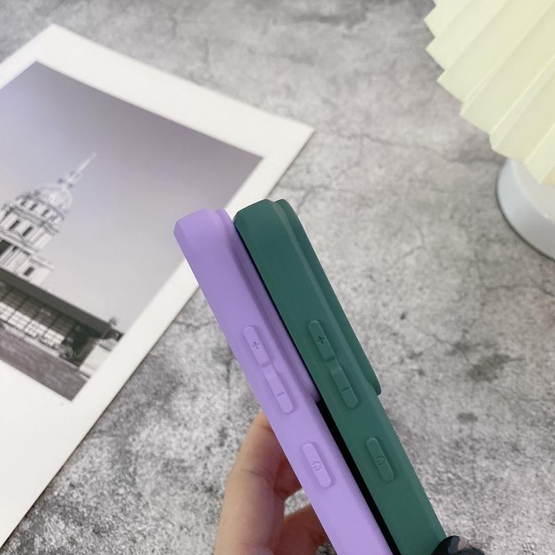 Flüssige Silikonhülle für Samsung A51 A71 A12 A21 A32 A42 A52 Redmi Note 9 10 Schiebe-Druckfenster mit Objektivschutzabdeckung