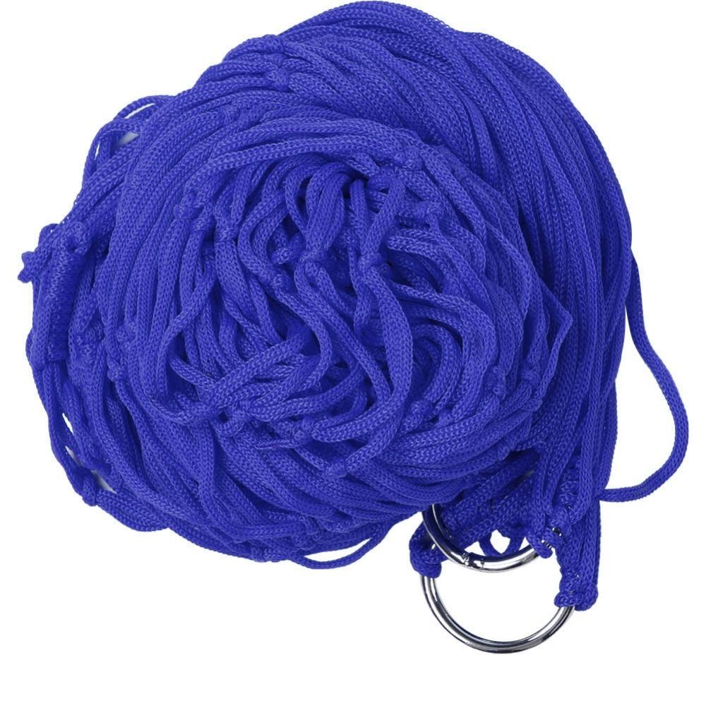 Smooth Net Nylon Mesh Hammock Swing Hanging Rope Hammock  Outdoor Camping