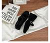 2025 new high heels women wear high-end thick heel Mary Jane shoes women 2025 French shallow mouth single shoes women