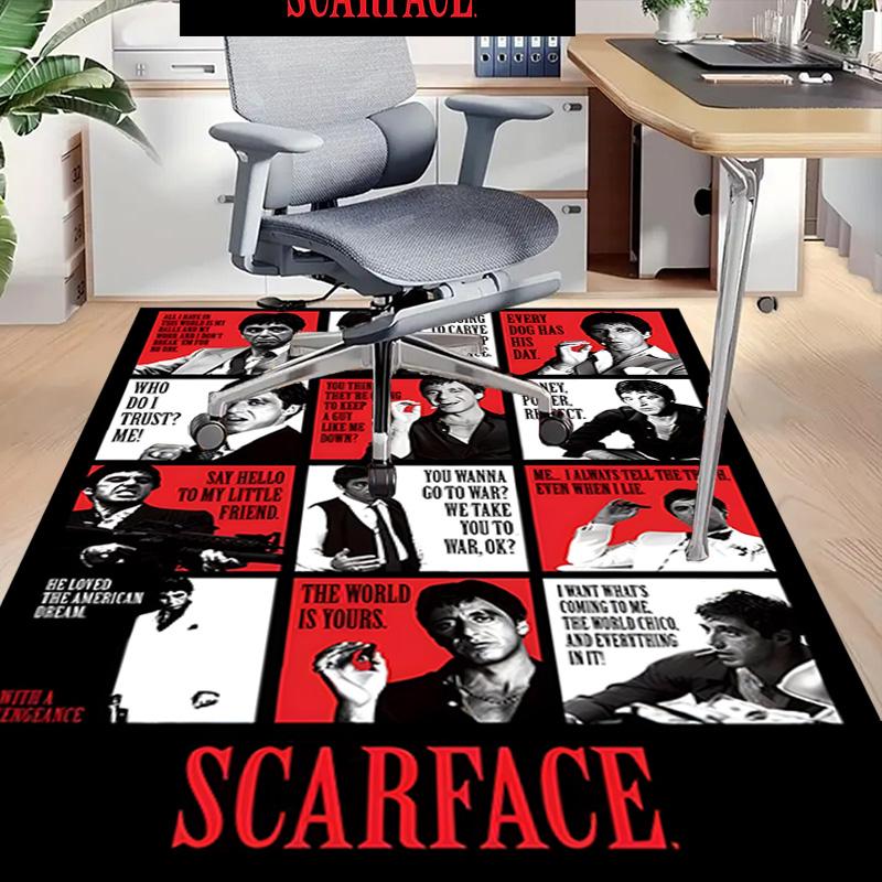 Scarface Power Corruption Carpet For Playroom Bedroom Living Room Sofa Home Decorkids Game Area Rug Nonslip Floor Mat