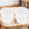 50Pcs Plant Nursery Pots Plastic Clear Orchid Pots Small Plastic Plant Containers Suitable for Succulent Plants Gardening