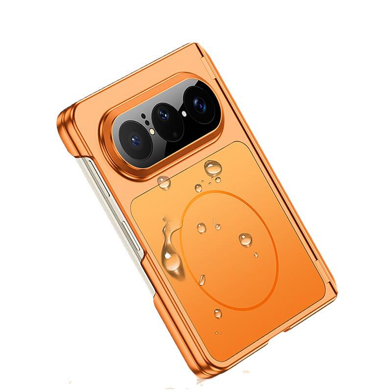 Huawei PuraXMax Case: Transforms into Magnetic Collector's Edition for PuraXMax 17, Double Axis Foldable Design.