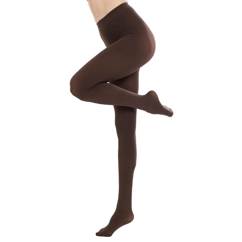 

Kave Christmas Tights 80D Semi Opaque Footed Tights High Waist Womens Tights Autumn Winter Plus Size Stocking Black Fit for 40-70kg