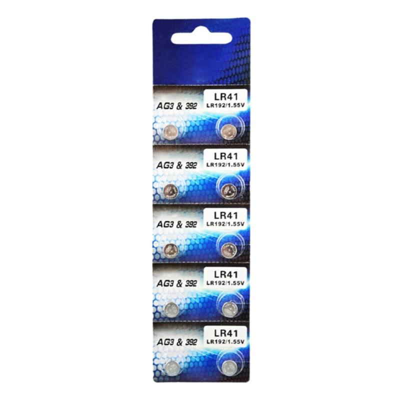 Pack Of 10 AG0/LR521 AG1/LR621 AG3/LR41 AG4/LR626 AG13/LR144 AG10 Alkaline Button Battery 1.55VCoin Cell For Electronics