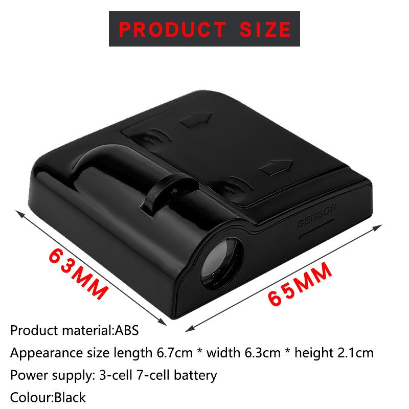 2Pcs Car Door Welcome Shadow Lights LED Projector Ghost Atmosphere Decorative Lamp For Chery Omoda C5 5 FX 2023 2024 GR Sport