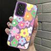 Phone Cover Case for Samsung Galaxy A24 A25 A34 A35 A13 A14 A15 A16 A26 A17 A20s A31 A21s A23 A12 Shell Flower