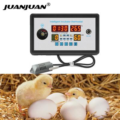 Termostato Inteligente para Incubadora Termómetro Digital Controlador de Humedad LED Luz Fría Registro de Eclosión en Tiempo Real con Sensor 12V