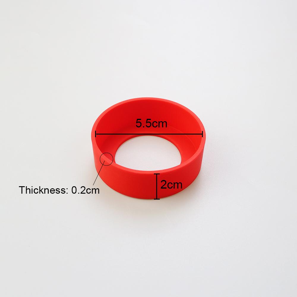 Silicone World 5.5CM Silicone Cup Bottom Cover 55MM Coaster Sleeve Sheath Wear-resistant Anti-fall Bottom Cover Cup Bottom Ring