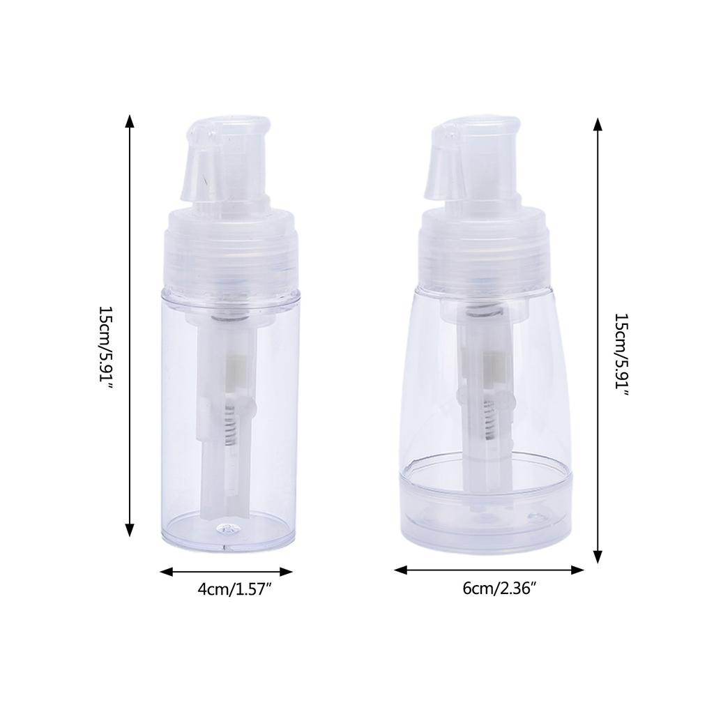 Make-up-Puder-Zerstäuberflasche, Reise-Sprühbehälter, Talkumpuder-Sprühflasche, Lotionsspenderflasche, drehbar, langlebig