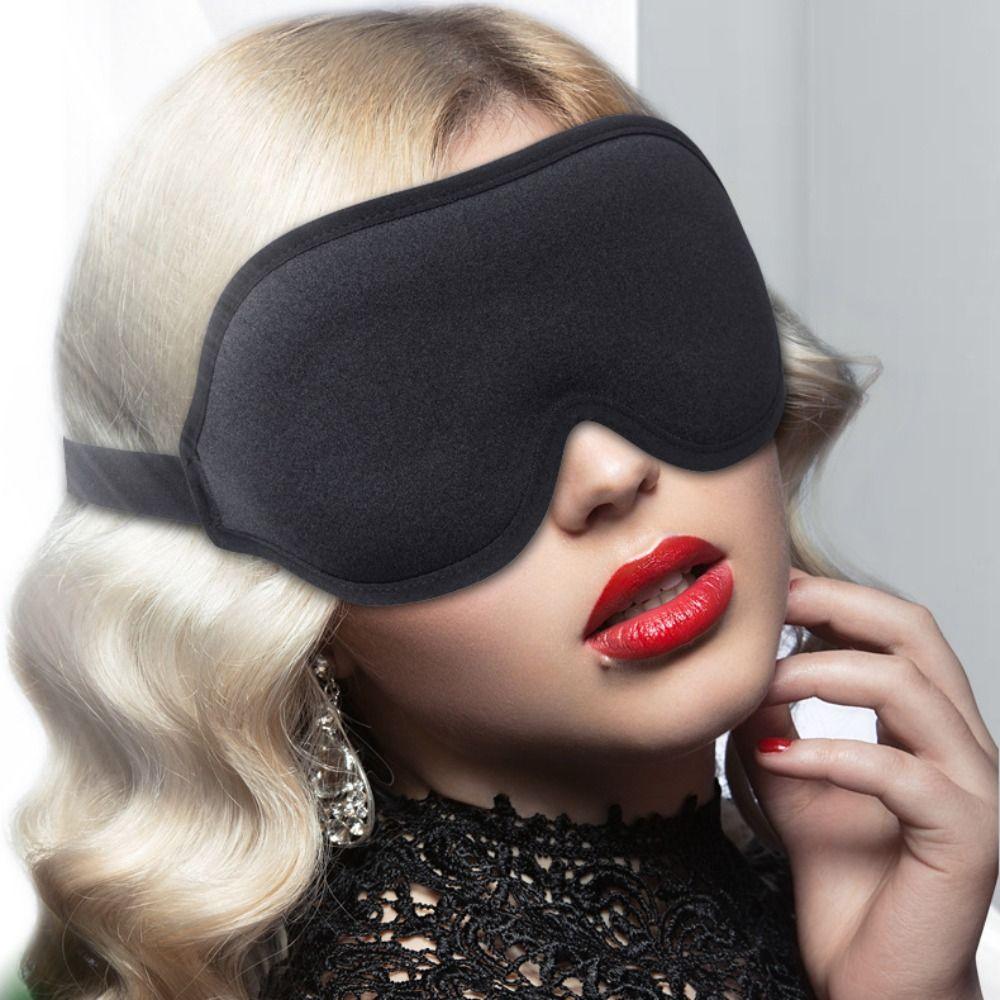 Adjustable Blockout Light Eye Cover Soft Sleeping Aid Eye Mask Universal 3D Sleep Mask  Airplane