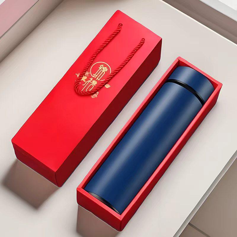 Custom Insulated Stainless Steel Cup with Logo, Engraved Lettering, Temperature Display - Ideal for Events and Souvenirs