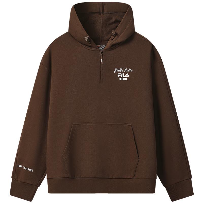 FILA Men s Hooded Cotton Pullover Sweatshirt