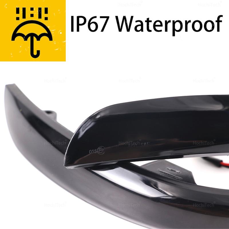 Dynamic LED Side Rearview Mirror Turn Signal Light Indicator For Ford Escape Kuga II EcoSport 2013-2019 Car Accessories