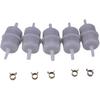 Solarhome 5 st. 1/4" ID bränslefilter 15 mikron 24 050 13-S 2405013-S 24-050-13-S 24-050-05-S för Kohler CH20S - CH25S, CH670S CH730S - CH750S LH640S