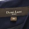 Demi-Luxe BEAMS Made In Japan Short Sleeve Flared Lace Sleeves Knee-length Dress Women Used