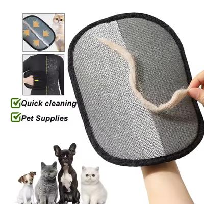 1/2/3Pcs Electrostatic Pet Hair Removal Mitts Cat Dog Hair Collection Brush Sticking Device Home Hair Scraper Grooming Gloves