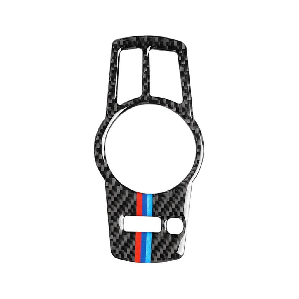 Auto Scheinwerfer Schalter Taste Aufkleber Aufkleber Carbon Fiber Innen Trim Abdeckung für BMW F10 F07 F01 F25 F26