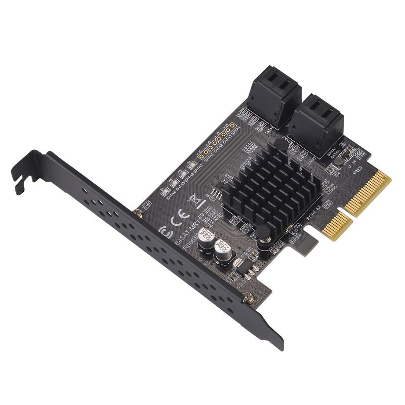 Marvell 88SE9230 Chip SATA/PCIE Raid Controller SATA PCIE SATA Raid Card PCI-E SATA Raid PCI Express 4X with Low Profile Bracket