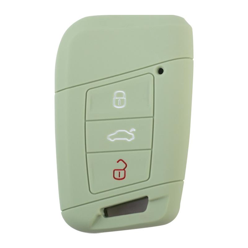 Suitable for Volkswagen CC Weilan 3-button Silicone Key Bag Magotan B8 Passat Arteon Key Cover Remote Control Cover