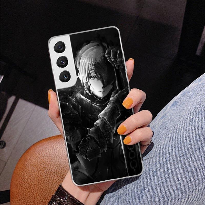 Fate Zero Stay Night Saber Phone Case For Samsung Galaxy S24 S25 Edge S26 Ultra S23 S22 S21 Plus S20 FE + Personalized Print Cov