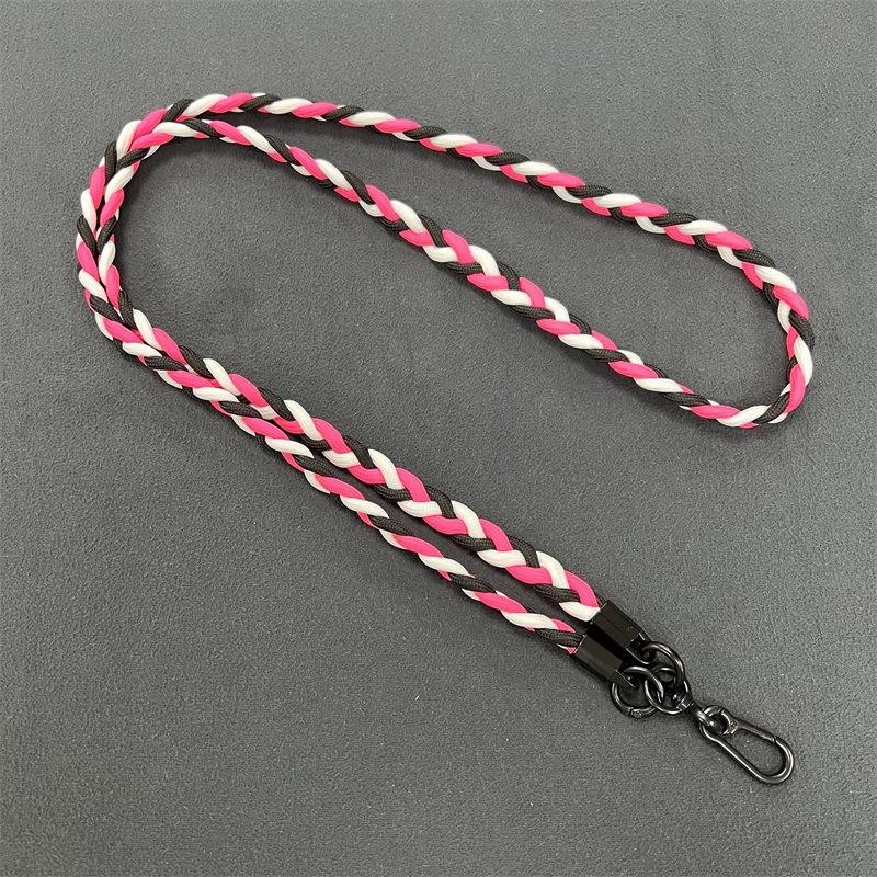 1Mm Polyester Woven Mobile Phone Lanyard Color Strap Rope Badge Camera Key Crossbody Diagonal Cross Hanging