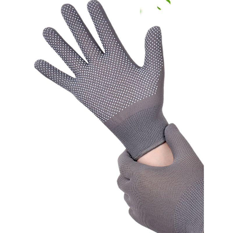 

Labor Protection Wear-Resistant Work Non Slip Sun Protection Thin Spring & Fall Summer Work Breathable Dispensing Outdoor Handling Men and Women Black 6 pairs + Gray 6 pairs All yards