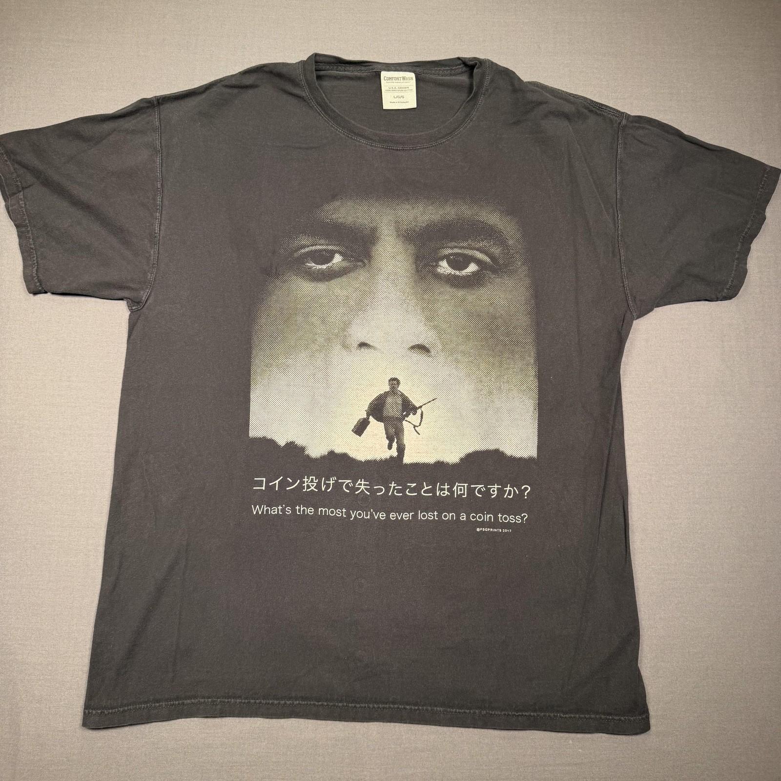 No Country For Old Men Shirt Mens Large black Anton Chigurh FSGPrints Unisex T-Shirt XXXXL