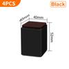 4PCS Carbon Steel Furniture Riser Beg Leg Raiser Adds Height To Heavy Furniture Round Square Sofa Chair Table Feet Riser Black