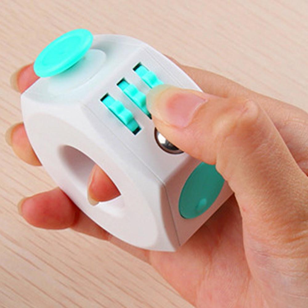 6 Sides Fidget Roller Sensory Toys Stress Reliever Decompression Fingertip Fidget Toy for Kids Adults with ADHD OCD Autism Gifts